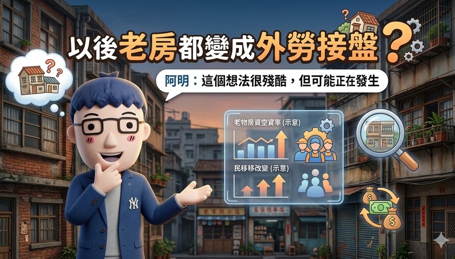 以後老房都變成外勞接盤？阿明：這個想法很殘酷，但可能正在發生