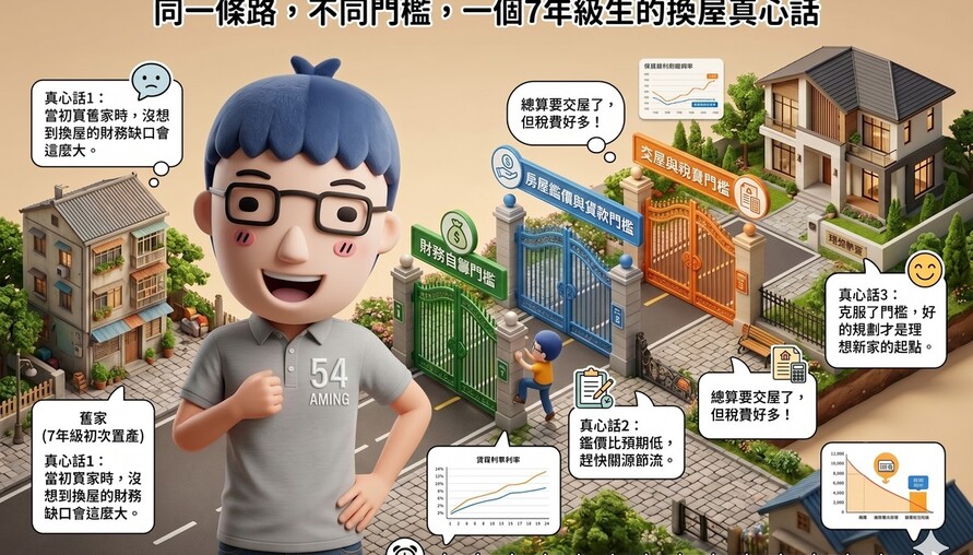 同一條路，不同門檻，一個7年級生的換屋真心話