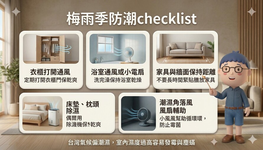 梅雨季防潮你都怎麼做？