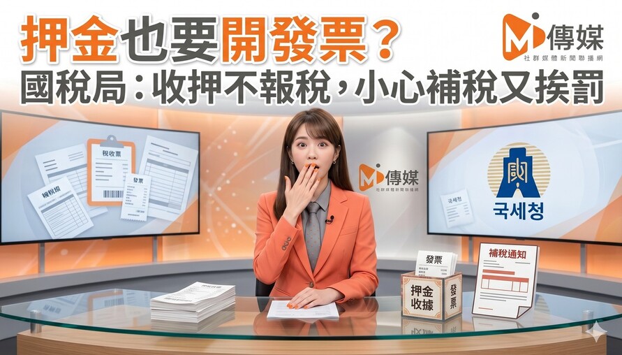 押金也要開發票？國稅局：收押不報稅，小心補稅又挨罰