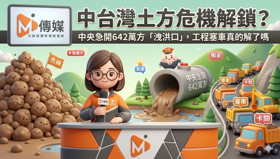 中台灣土方危機解鎖？中央急開642萬方「洩洪口」，工程塞車真的解了嗎