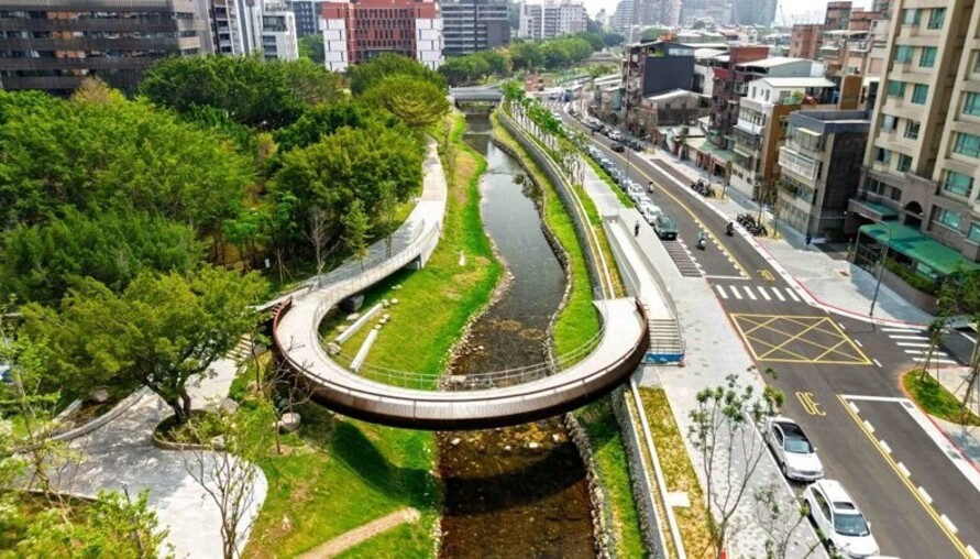 拆水泥、還綠地、小烏龜回來了！台北磺港溪「還地於河」全國第一完工