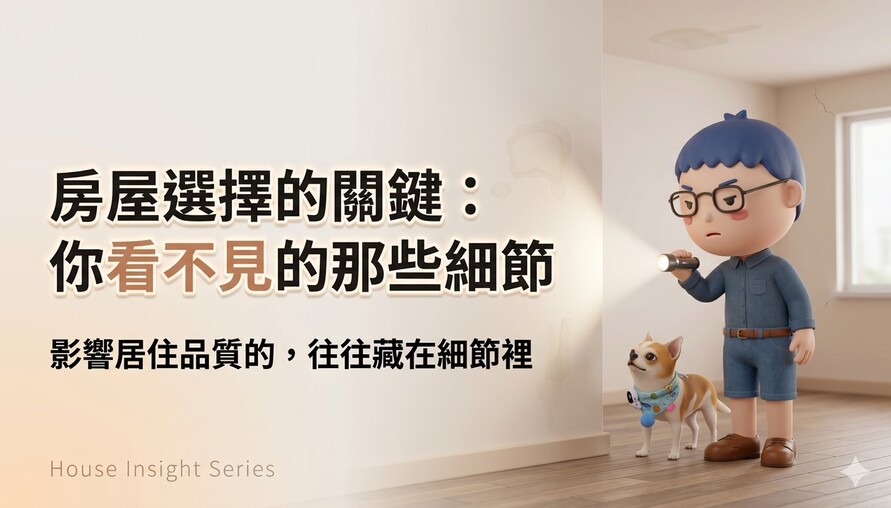 房屋選擇的關鍵：你看不見的那些細節