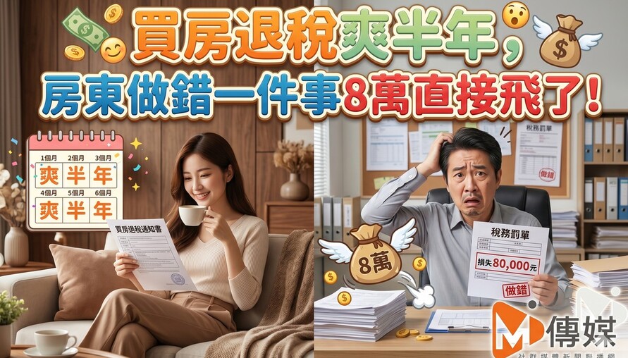 換屋退稅8萬爽不到三個月！竹科男做錯一件事直接吐回去，M編：5年列管期別亂搞