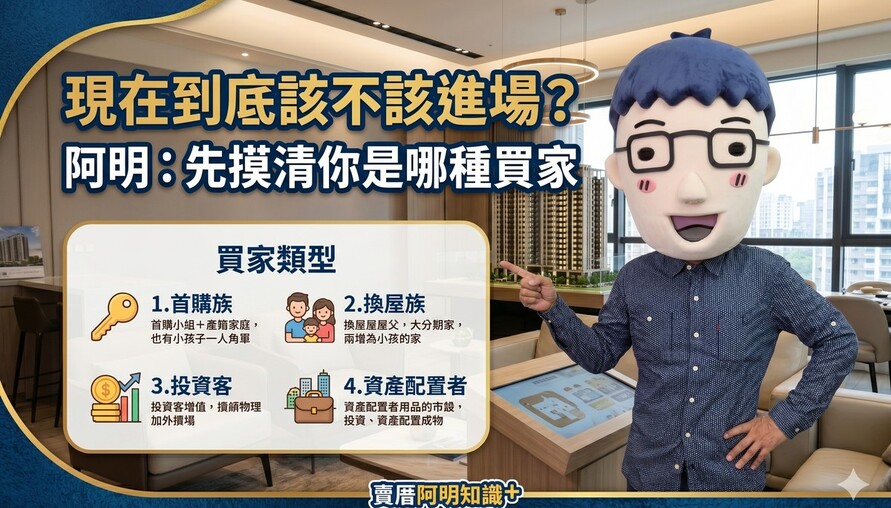 現在到底該不該進場？阿明：先摸清你是哪種買家