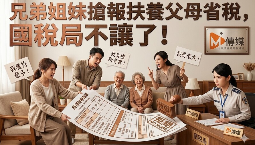 兄弟姐妹搶報扶養父母省稅，國稅局不讓了！四大認定順序出爐，最終關卡：誰真的在照顧