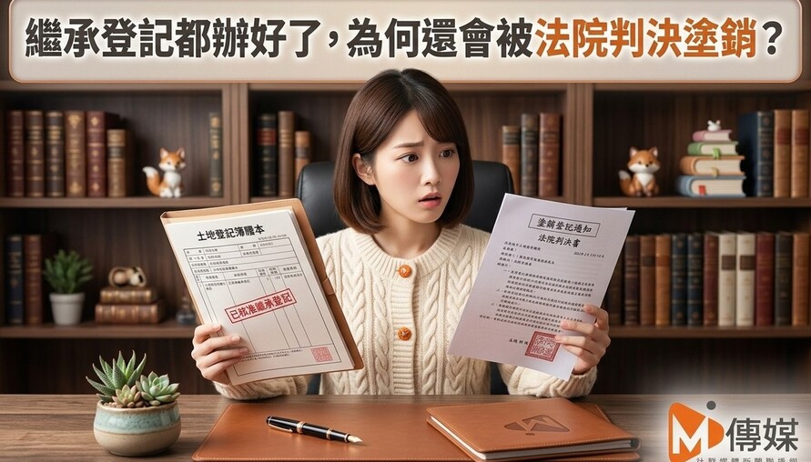 繼承登記都辦好了，為何還會被法院判決塗銷？地政士揭關鍵：輸的不是事實，是證據