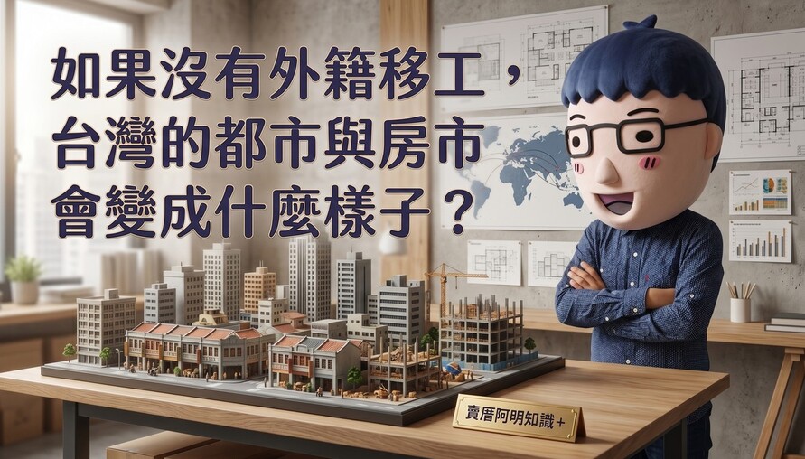 如果沒有外籍移工，台灣的都市與房市會變成什麼樣子？