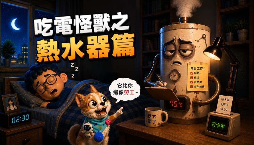 你在睡覺，熱水器可能還在拼命上班！