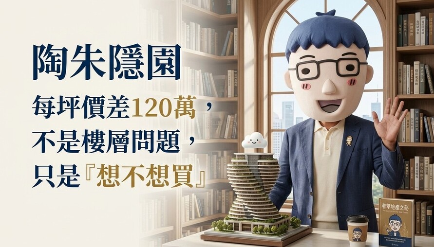 陶朱隱園再爆7.5億成交！3樓戶每坪242萬「打8折」入手　頂級豪宅價格鬆動？