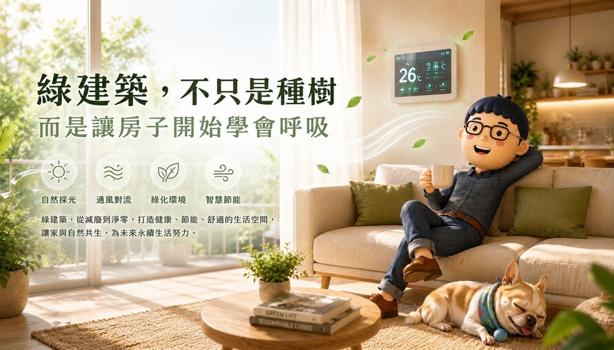 綠建築：從減廢到淨零，一場關於「房子體質」的深度進化