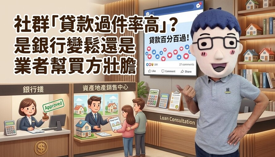 社群「貸款過件率高」？是銀行變鬆還是業者幫買方壯膽