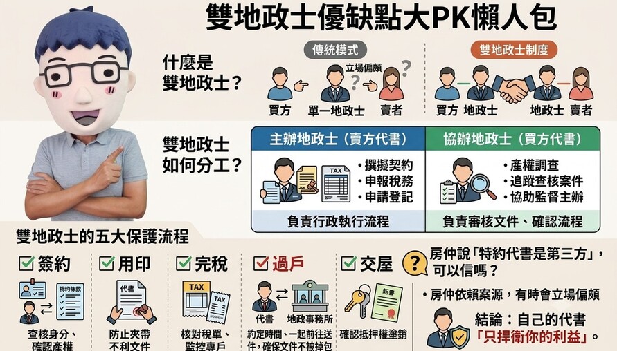 雙地政士優缺點大PK懶人包