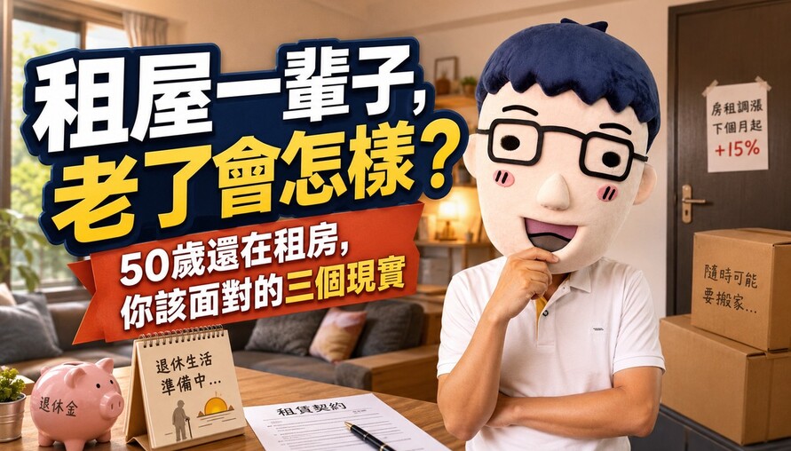 租屋一輩子，老了會怎樣？50歲還在租房，你該面對的三個現實