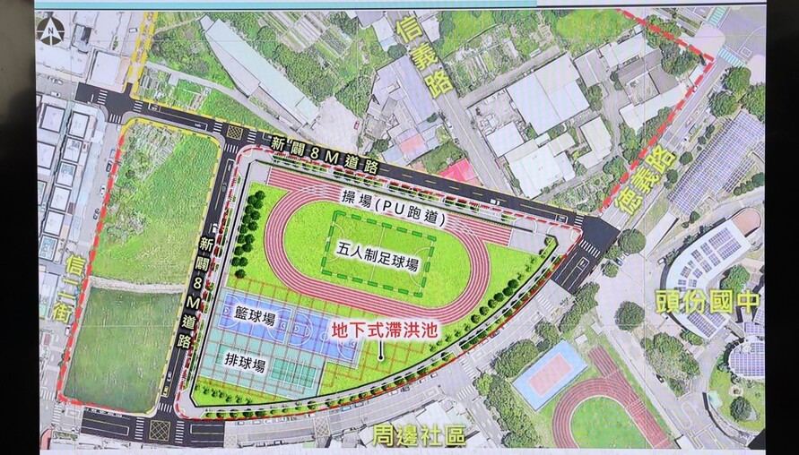苗栗「還地於民」新進展！竹南頭份市地重劃動土 1.2公頃多功能運動公園來了
