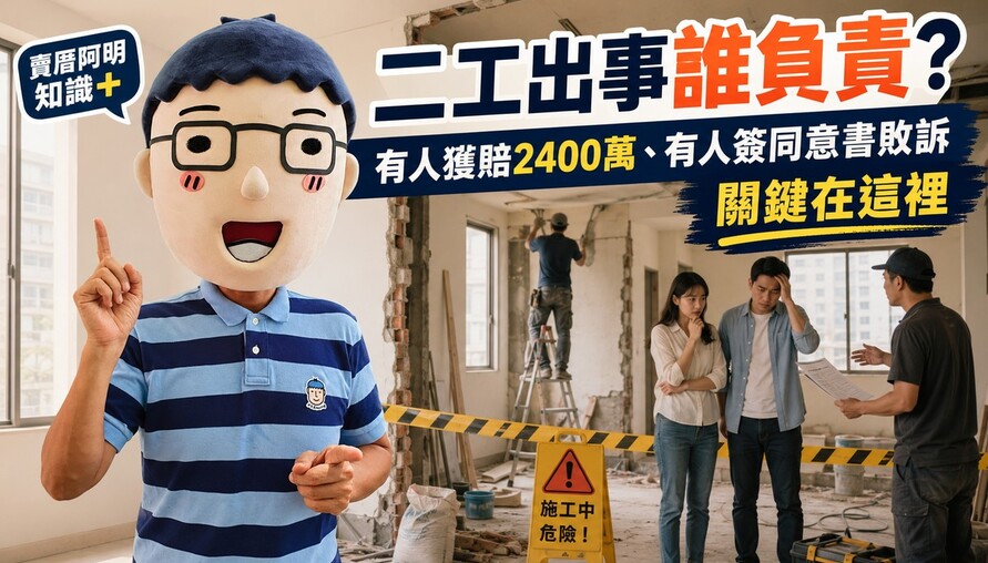 二工出事誰負責？有人獲賠2400萬、有人簽同意書敗訴　關鍵在這裡