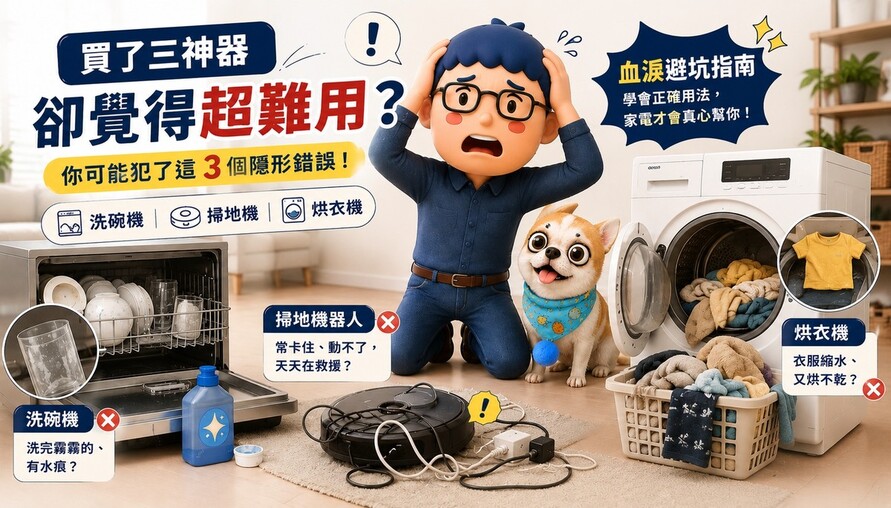 【避坑指南】買了三神器卻覺得難用？你可能犯了這 3 個隱形錯誤！