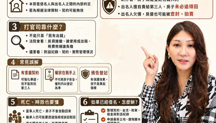 【情情來了】借名登記你該知道這些事!