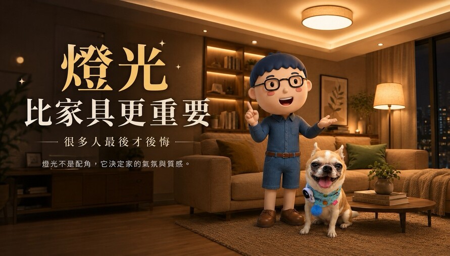 燈光比家具更重要，很多人最後才後悔
