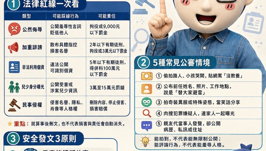 網路公審前請先想清楚：你是在主持正義，還是在製造新的受害者？