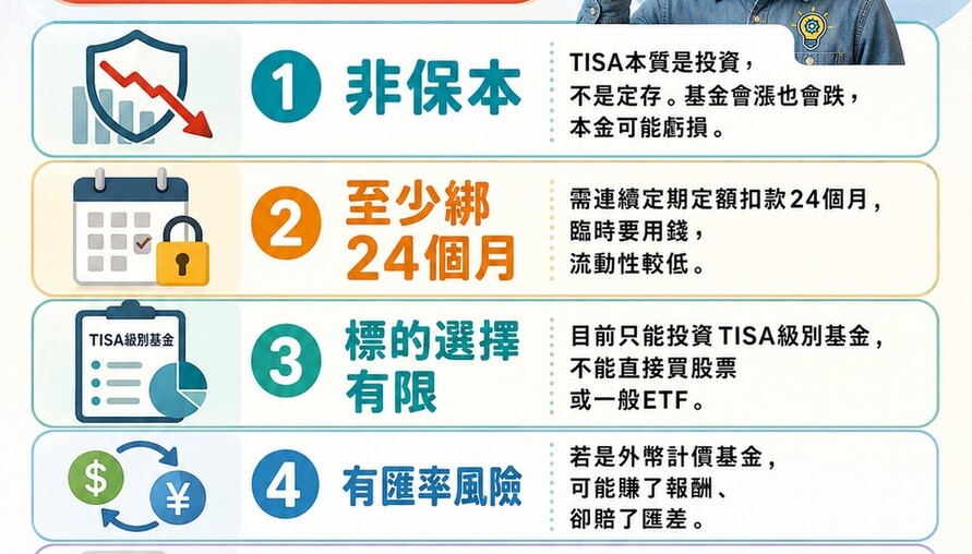 別被「退休小豬撲滿」沖昏頭！TISA開戶前必看「5大風險」 專家警告：非保本、可能虧損