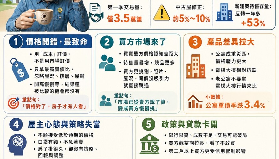 房子賣不掉？全台待售量創新高 專家揭「賣不掉」背後的5大殘酷真相