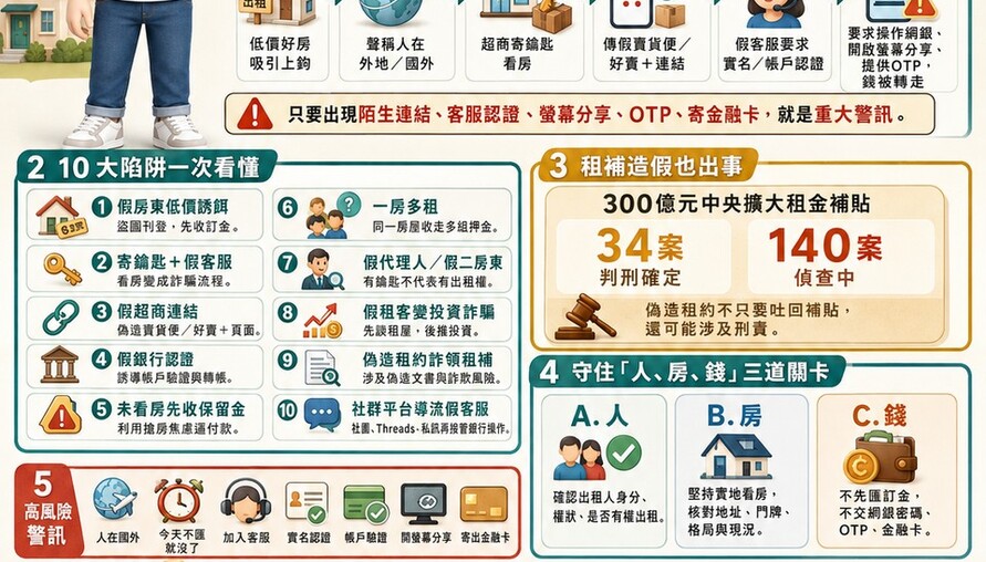 2026租屋詐騙手法全公開》「寄鑰匙＋假客服」正橫行！日盈小編揭10大陷阱，守住你的辛苦錢