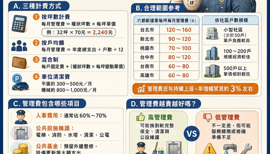 社區管理費怎麼算才合理？住戶必看公式
