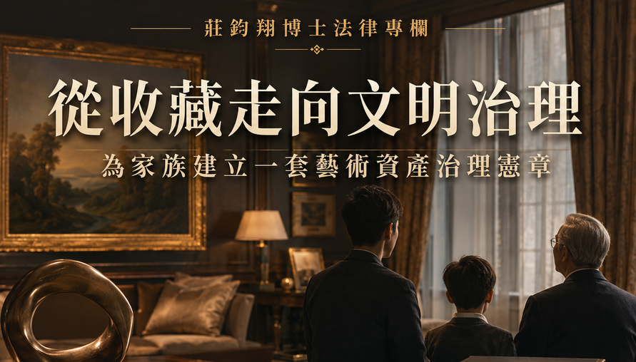 從收藏走向文明治理 為家族建立一套藝術資產治理憲章