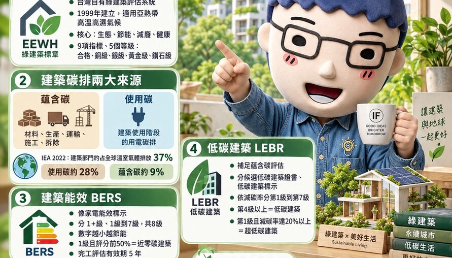 綠建築標章是什麼？買房為什麼要看這個？阿明一次講清楚｜賣厝阿明知識+