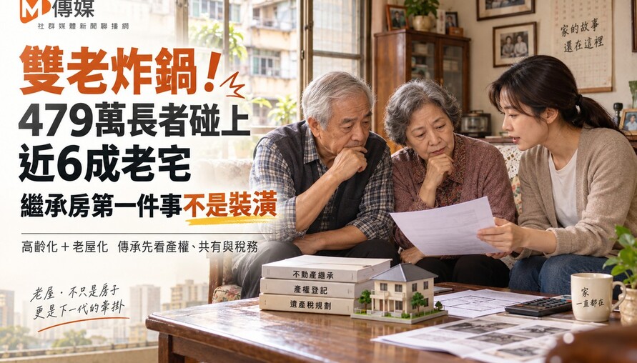 雙老炸鍋！479萬長者碰上近6成老宅　繼承房第一件事不是裝潢