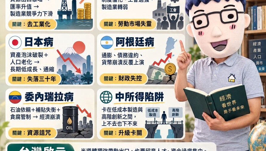 不只荷蘭病！英國病、日本病、阿根廷病⋯各國經濟病症一次看