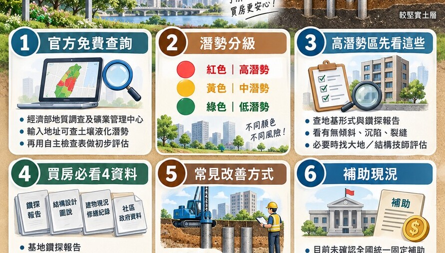 土壤液化｜紅色高潛勢區怎麼辦？買房查詢、地基補強一次看懂