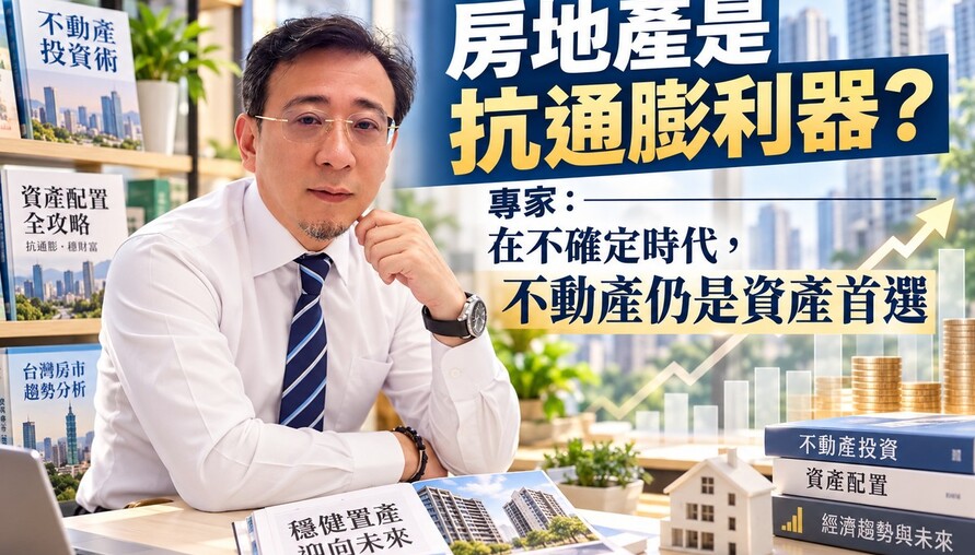 房地產是抗通膨利器? 專家：在不確定時代，不動產仍是資產首選
