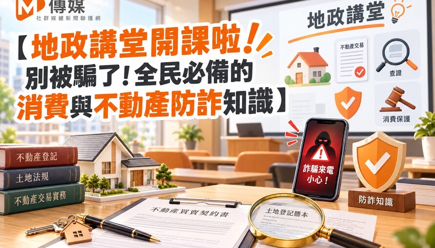 【地政講堂開課啦！別被騙了！全民必備的消費與不動產防詐知識】