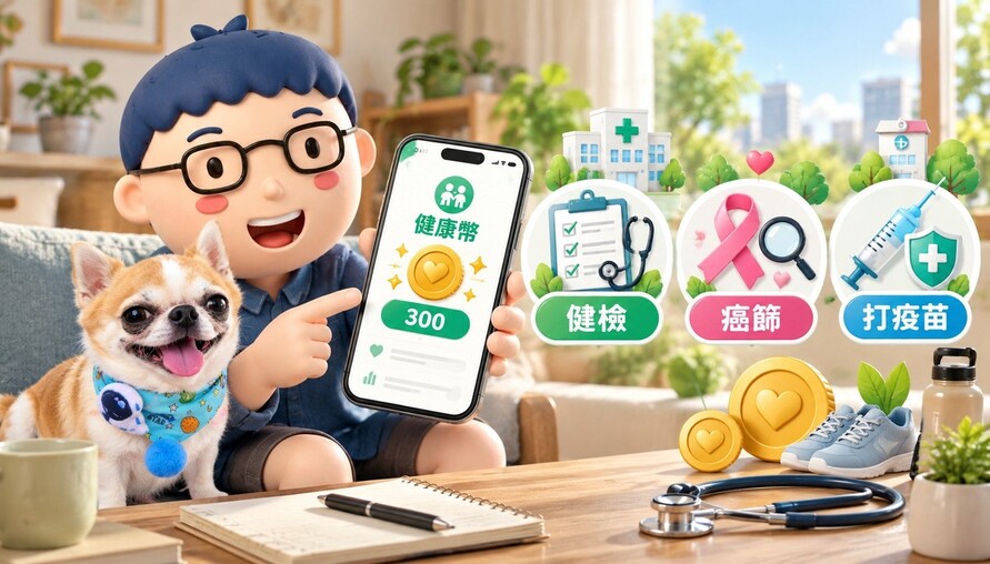 健康幣10月1日正式上路！健檢、癌篩、打疫苗都能累積　滿1000幣12月起開放兌換
