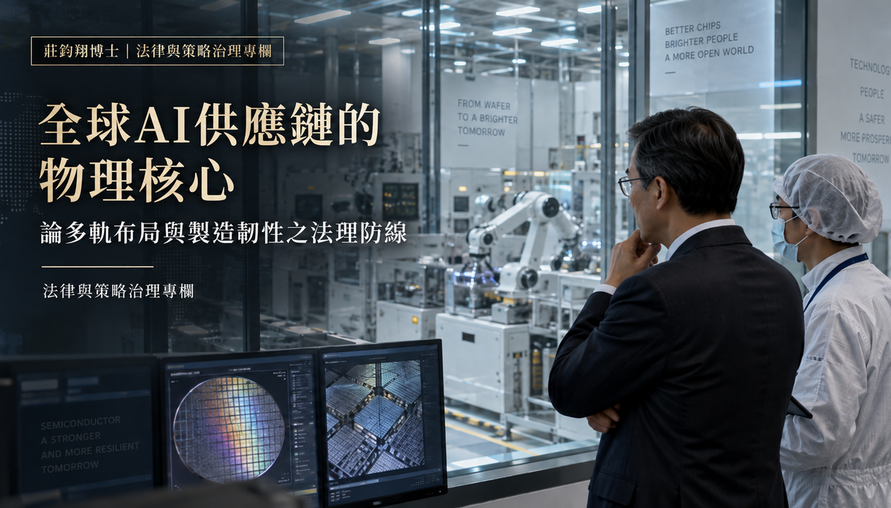 【 全球 AI 供應鏈的物理核心 】論多軌布局與製造韌性之法理防線