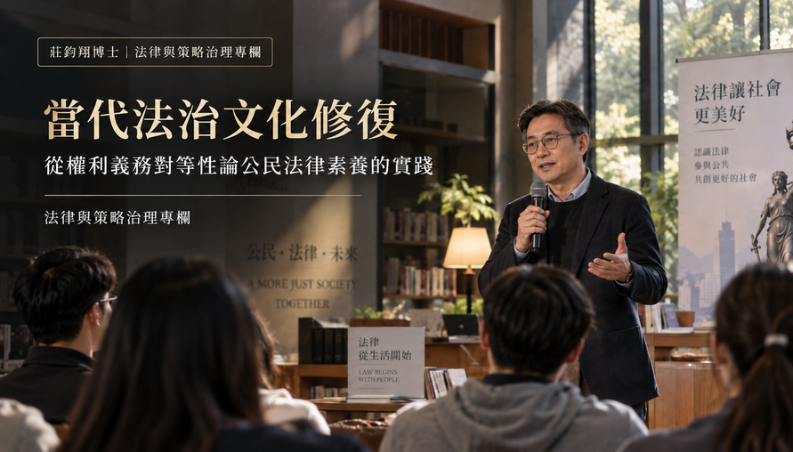 【 當代法治文化修復 】從權利義務對等性論公民法律素養的實踐
