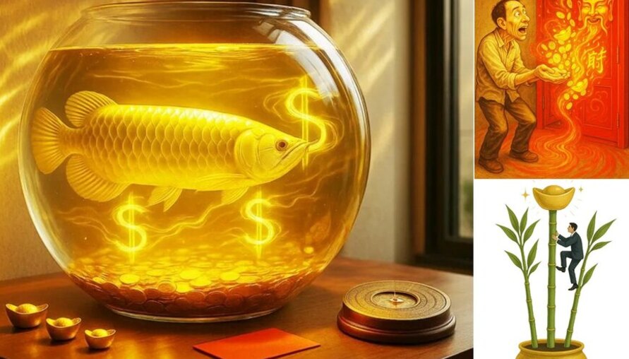 【風水特輯】擺放魚缸、發財樹、富貴竹不一定能招財！命理師告訴你正確做法