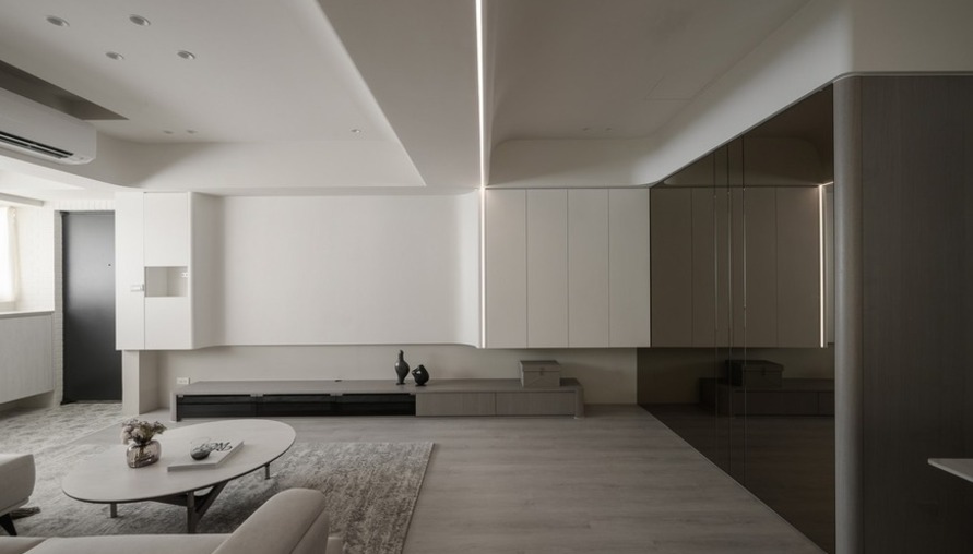 柔霧奶油系，極簡中的溫柔風景│現代風│36坪