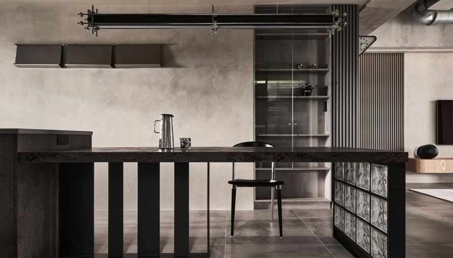 Loft。間奏｜工業侘寂風｜35坪