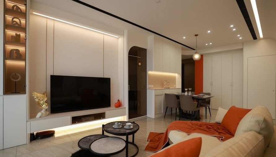 緻境｜溫潤質感中，綻放輕奢雅韻｜現代奢華風｜25坪