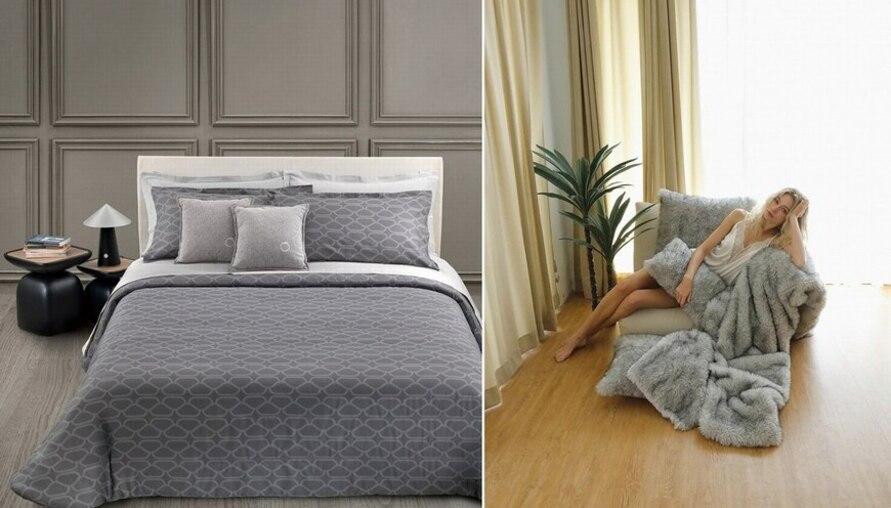 5款時尚「老錢風」灰色美學 演繹冬季臥室的高級靜奢風