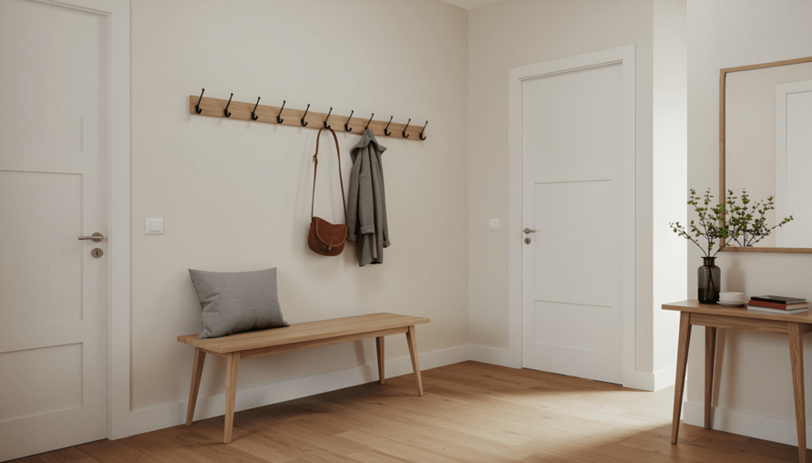 告別門口凌亂！無玄關格局的終極指南：2種設計法創造完美落塵區與收納