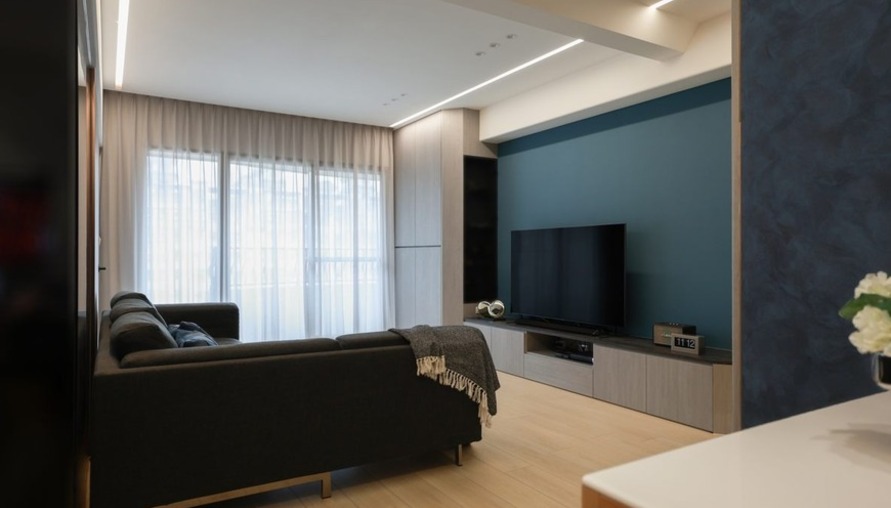 律動｜灰影流轉，韻動其間｜現代極簡風｜25坪