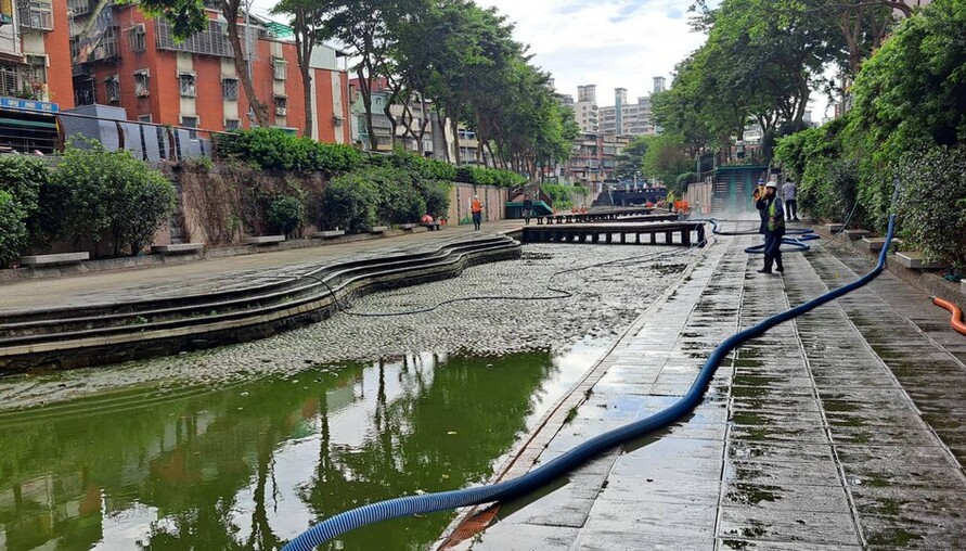 中港大排「雨」眾不同！SPA級歲修 新莊河廊美出新高度
