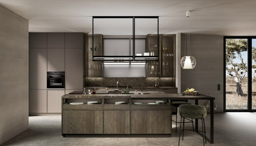 框景蘊生流動光影 引領現代廚房美學