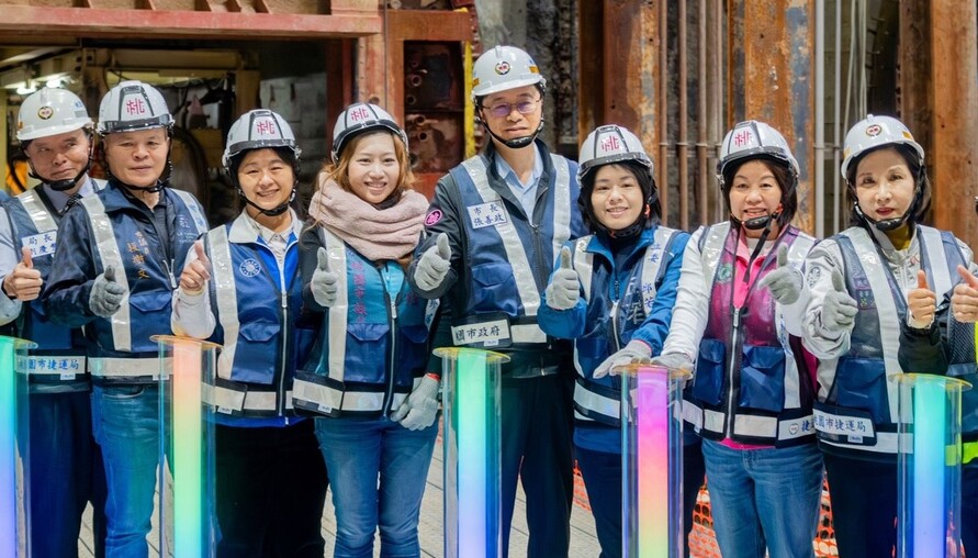 創紀錄！桃園捷運綠線7台潛盾機同步掘進 張市長：力拚119年全線通車