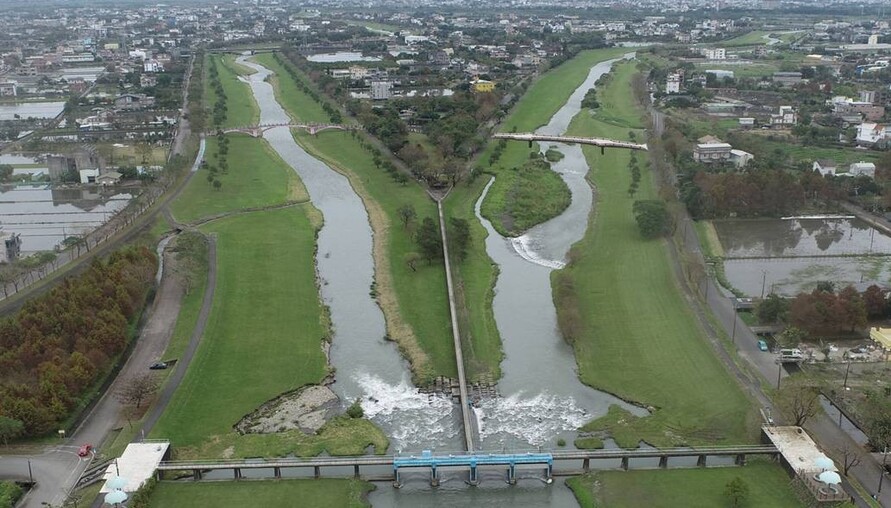 「安農溪分洪堰公園南側南支流跨越橋梁建置工程」 代理縣長工程視察記者會