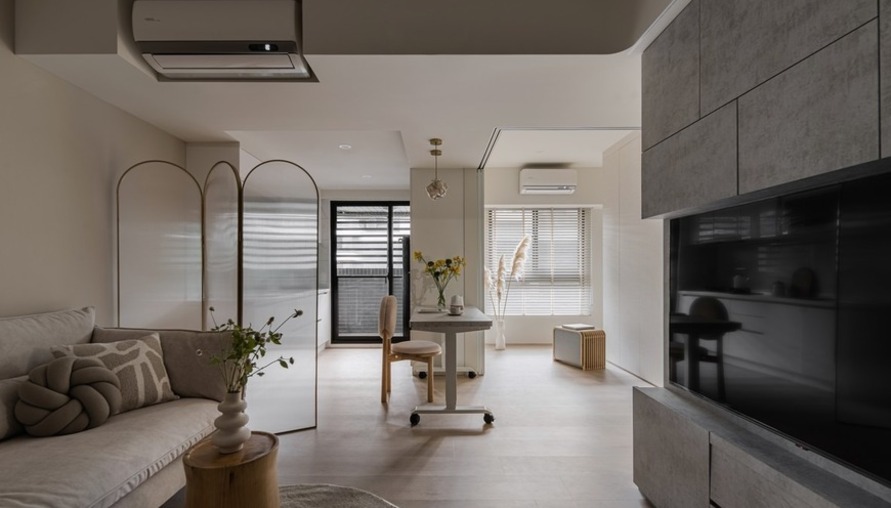 柔沐暖境 輕簡質居│混搭風│14坪